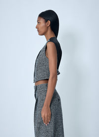 Max Mara Max Mara Women Tailored Wool-And-Silk Waistcoat