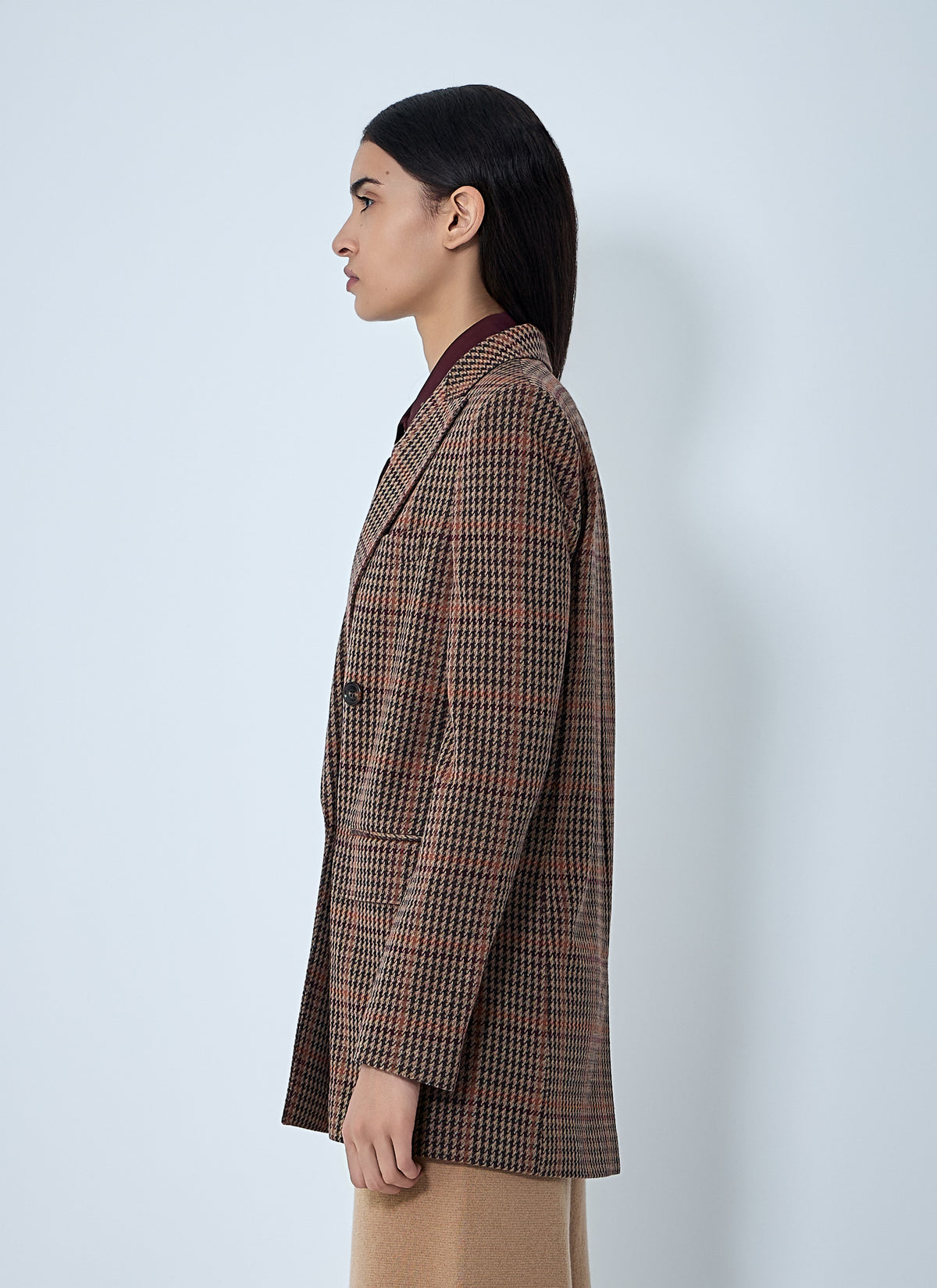 Max Mara Max Mara Women Check Double-Breasted Blazer