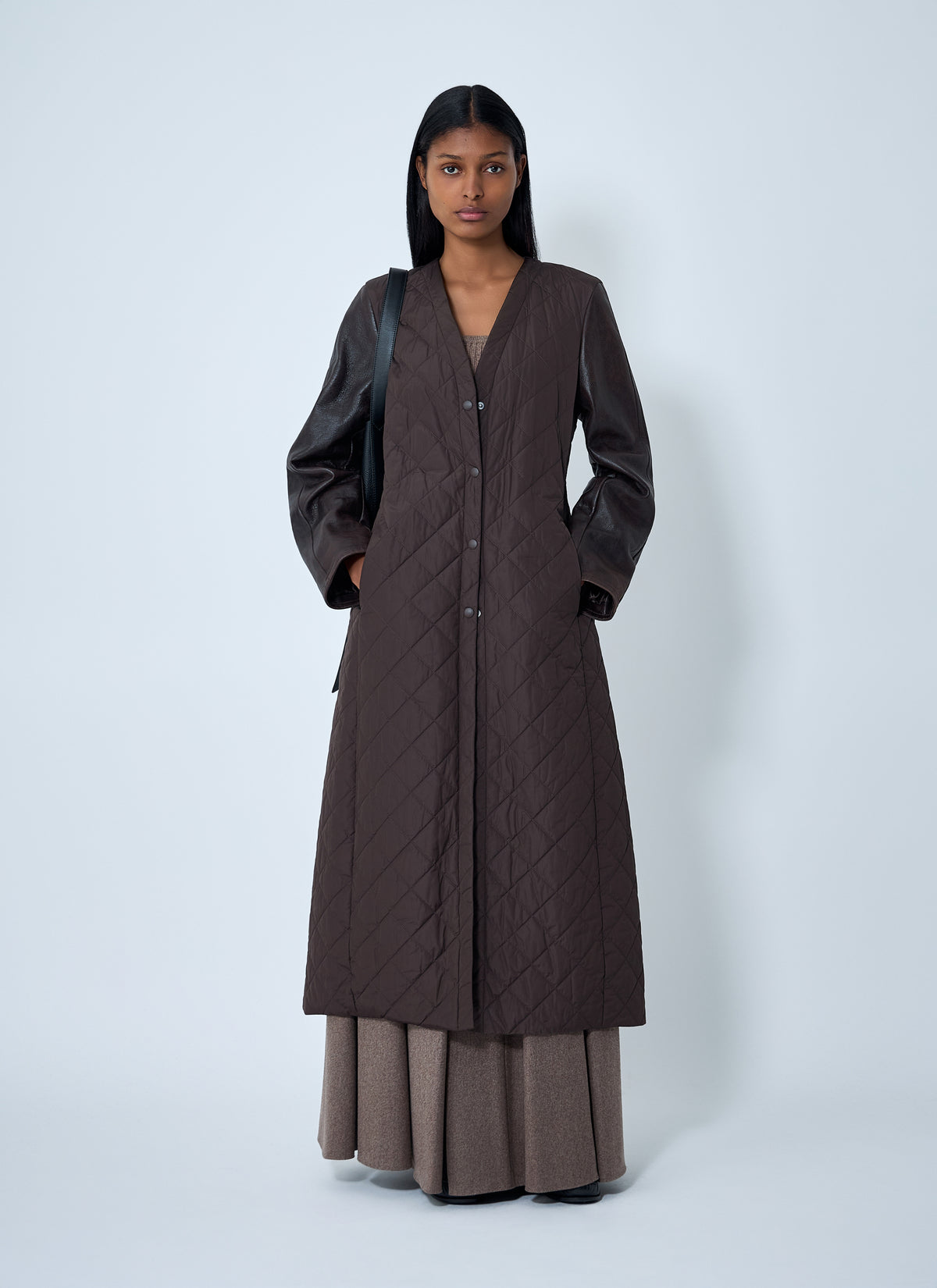 Max Mara Women Quilted Maxi Coat