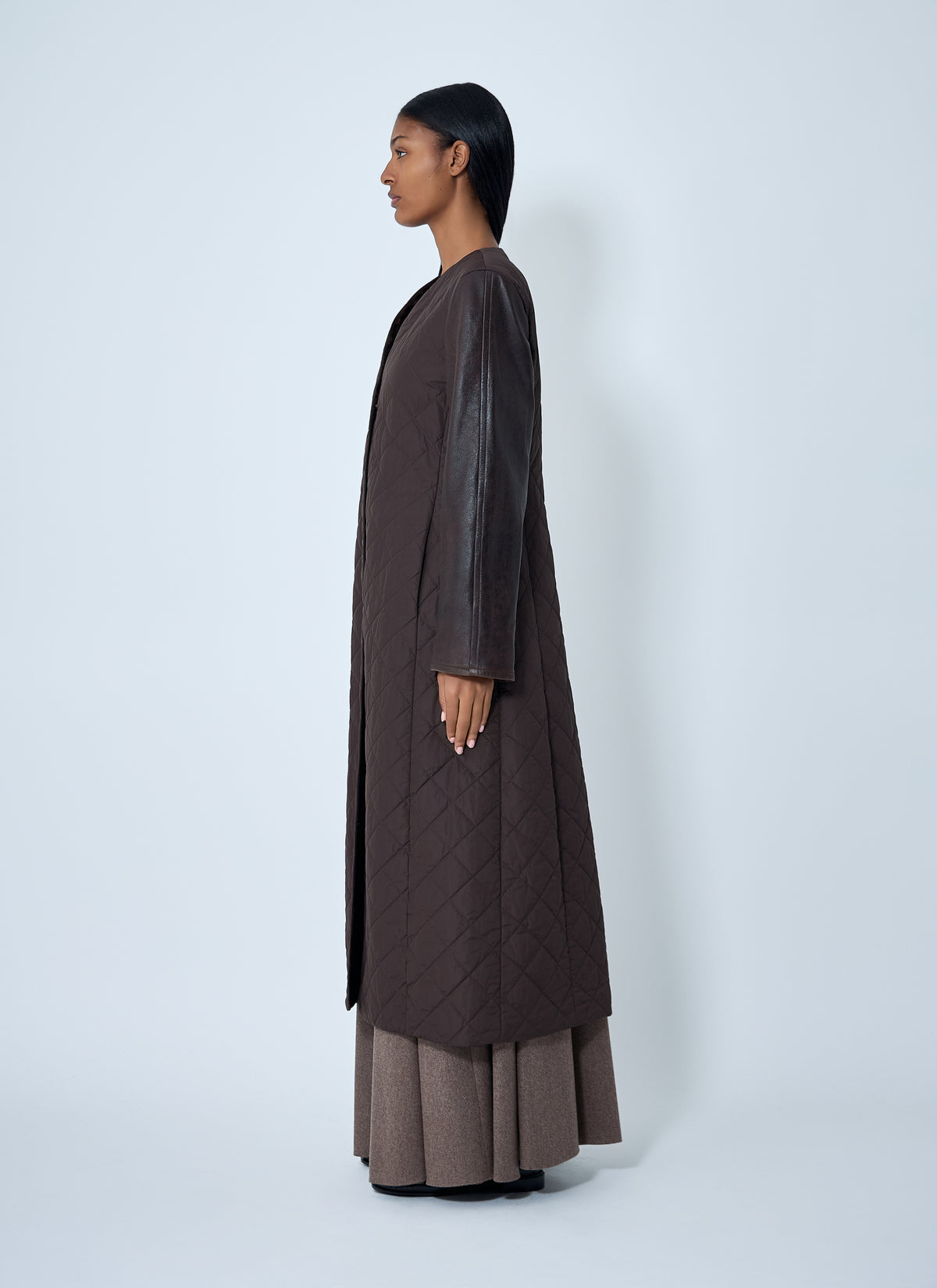 Max Mara Women Quilted Maxi Coat