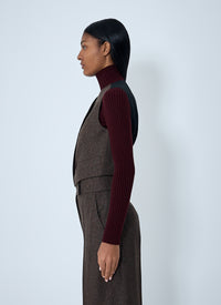 Max Mara Women Wool Waistcoat