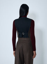 Max Mara Women Wool Waistcoat