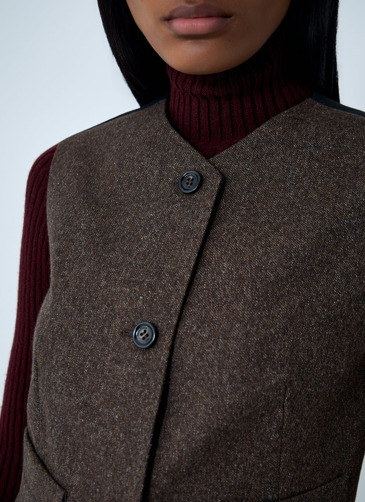 Max Mara Women Wool Waistcoat