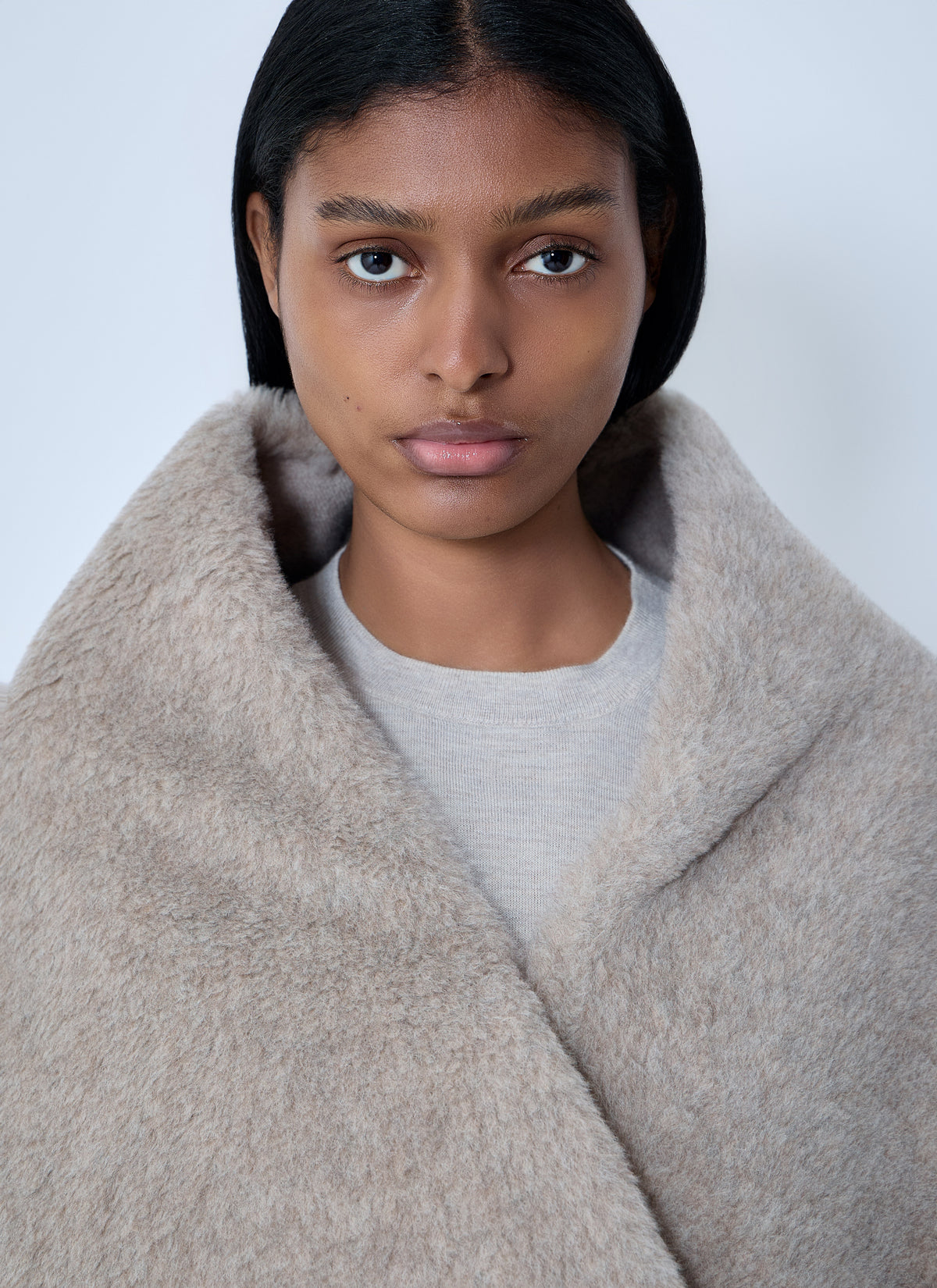 Max Mara Women Fringed Wool Scarf