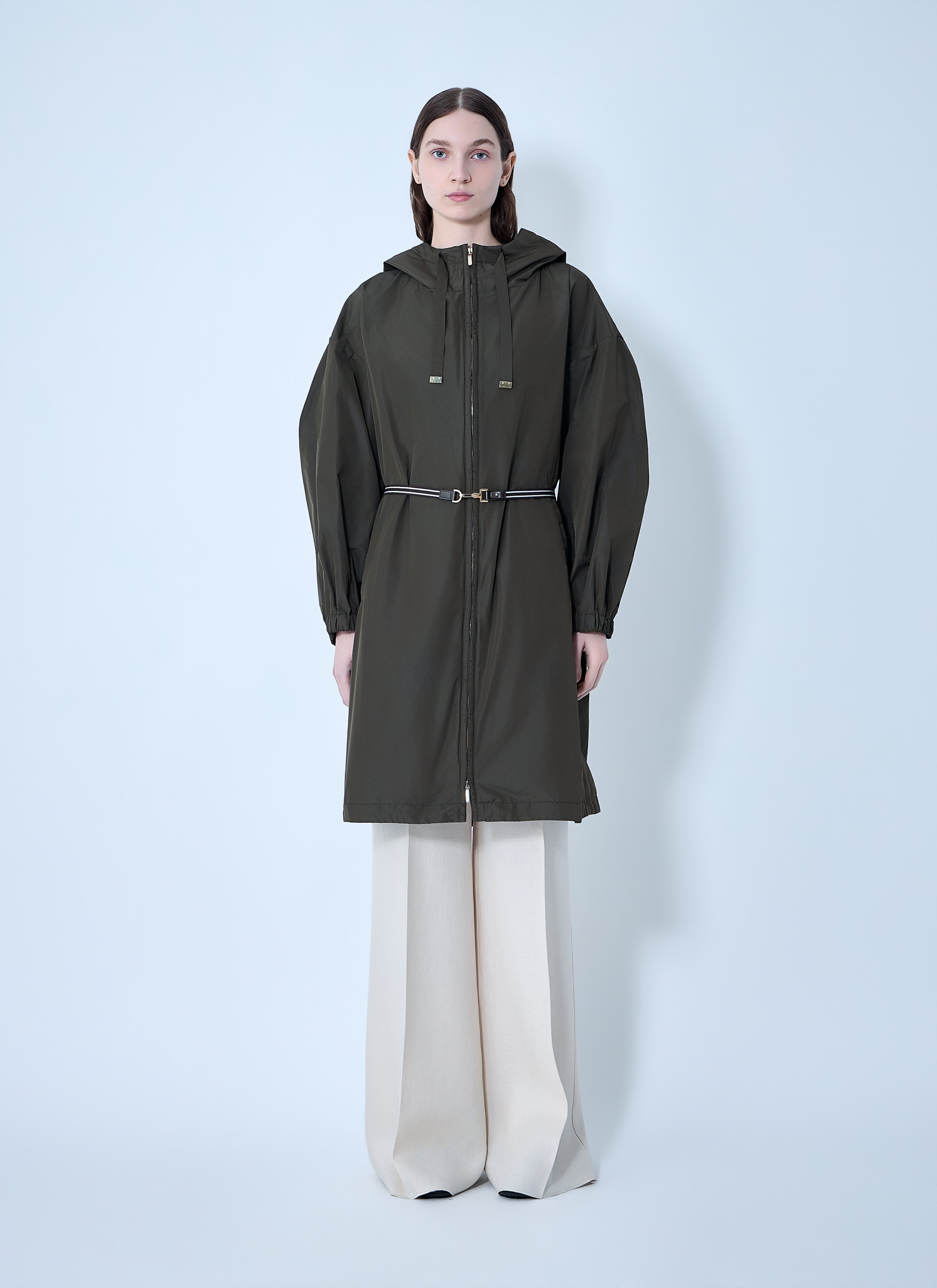 Max Mara Women Belted Hooded Coat – Bluefly