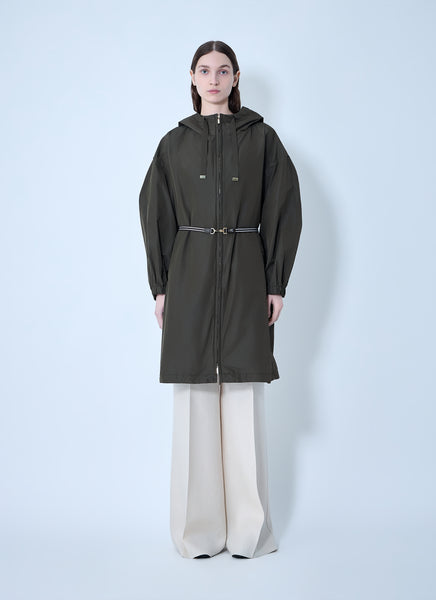 Max Mara ダブルフェイス　フーデットロングジレ ベスト　38　Mサイズ Max Mara Women Belted Hooded Coat – Bluefly