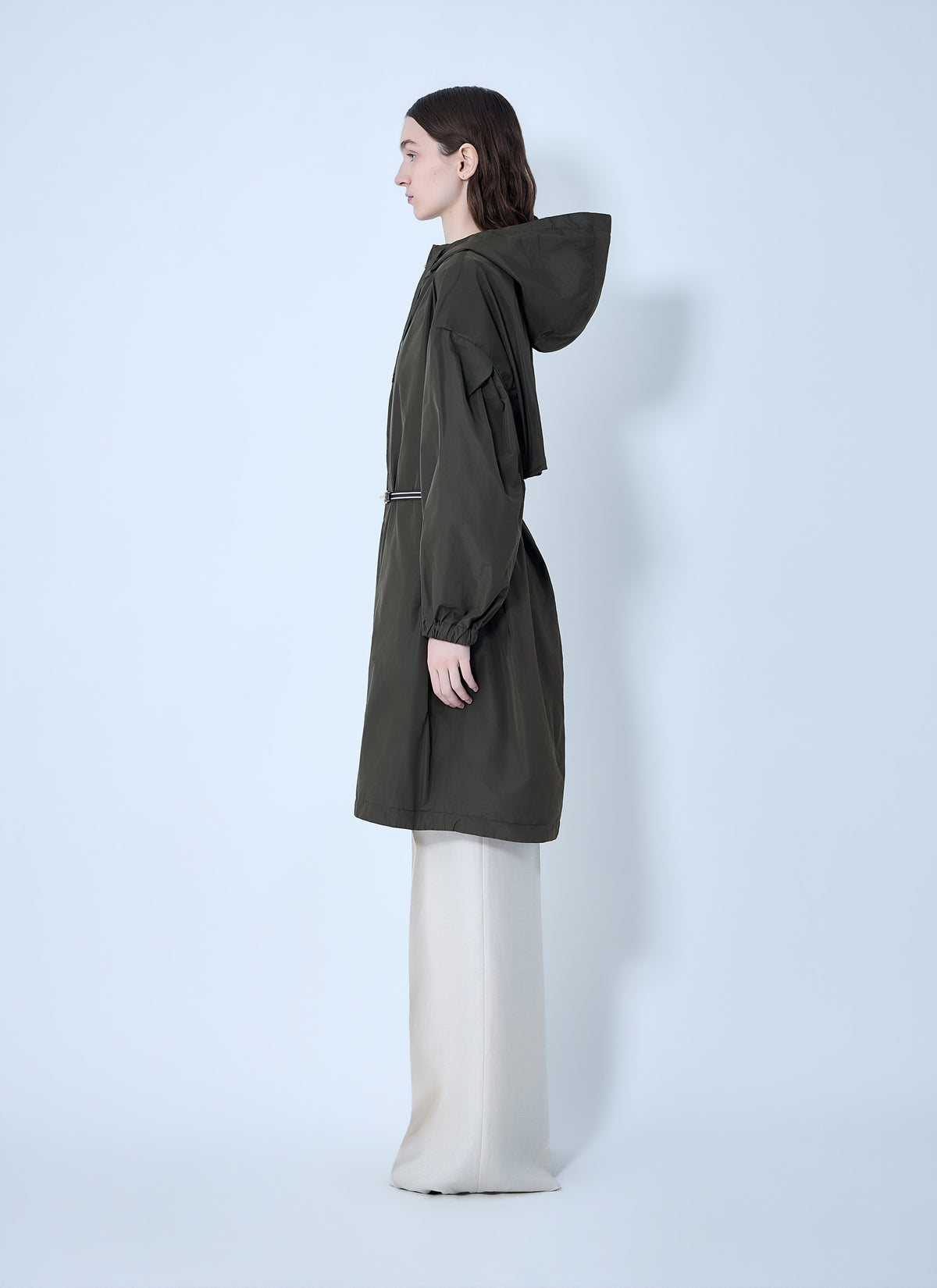 Max Mara Max Mara Women Belted Hooded Coat