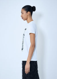 Max Mara Max Mara Women Graphic Print Cotton T-Shirt