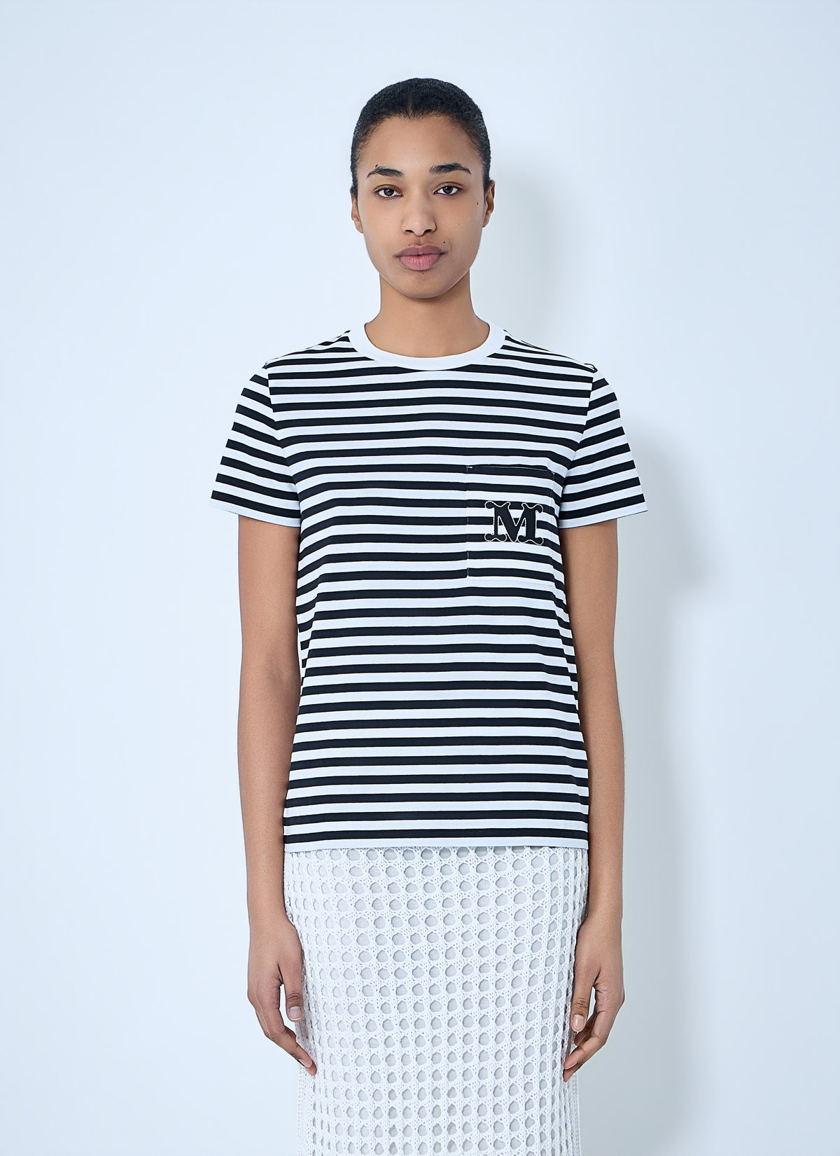 Max Mara Max Mara Women Striped Cotton Jersey T-Shirt