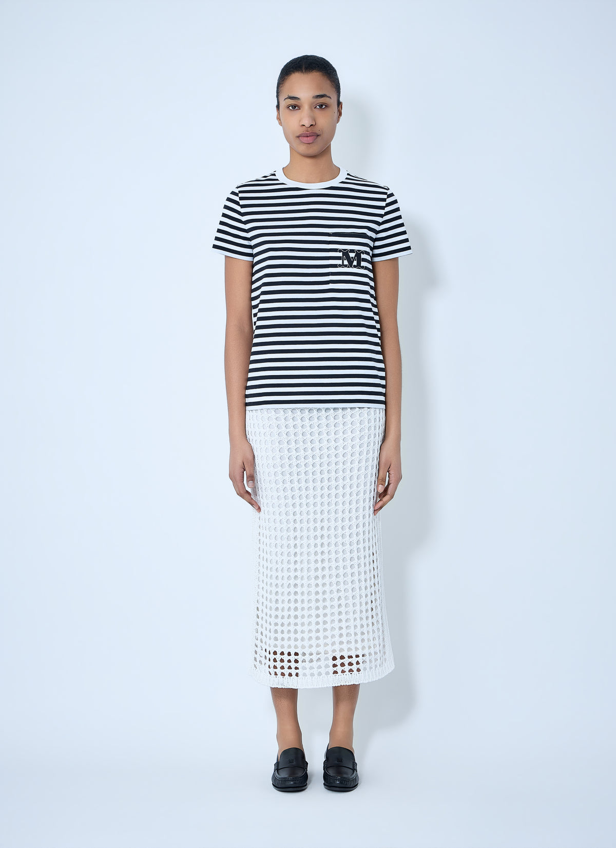 Max Mara Max Mara Women Striped Cotton Jersey T-Shirt