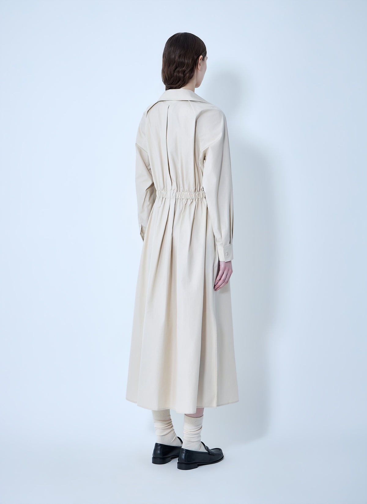 Max Mara Max Mara Women Pedaggi Cotton Popeline Midi Dress
