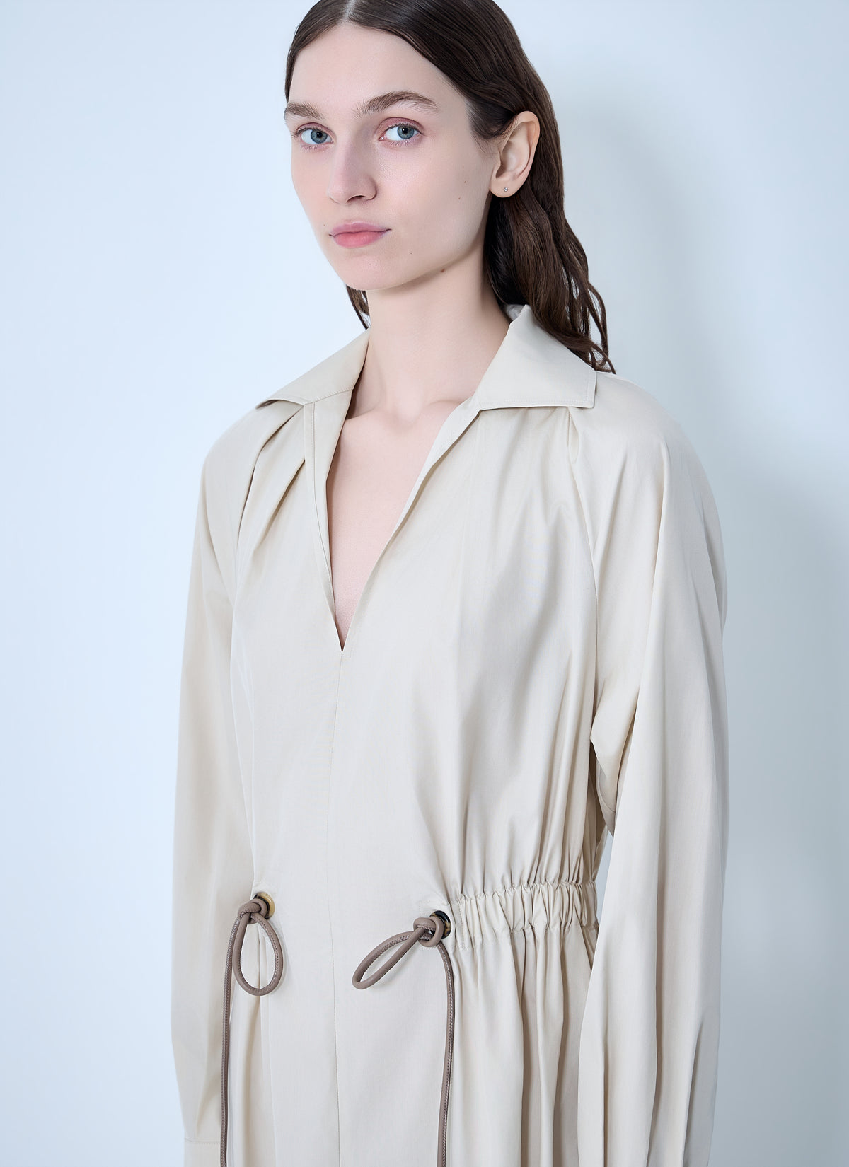 Max Mara Max Mara Women Pedaggi Cotton Popeline Midi Dress