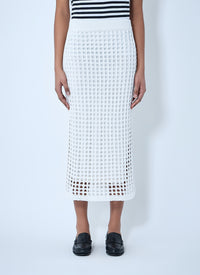 Max Mara Max Mara Women Crochet Midi Skirt