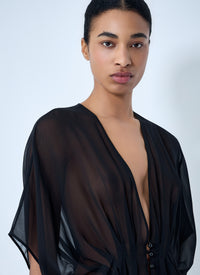Max Mara Max Mara Women Sheer Button-Front Blouse