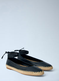 Max Mara Women Leather Espadrille Flats