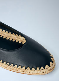 Max Mara Women Leather Espadrille Flats