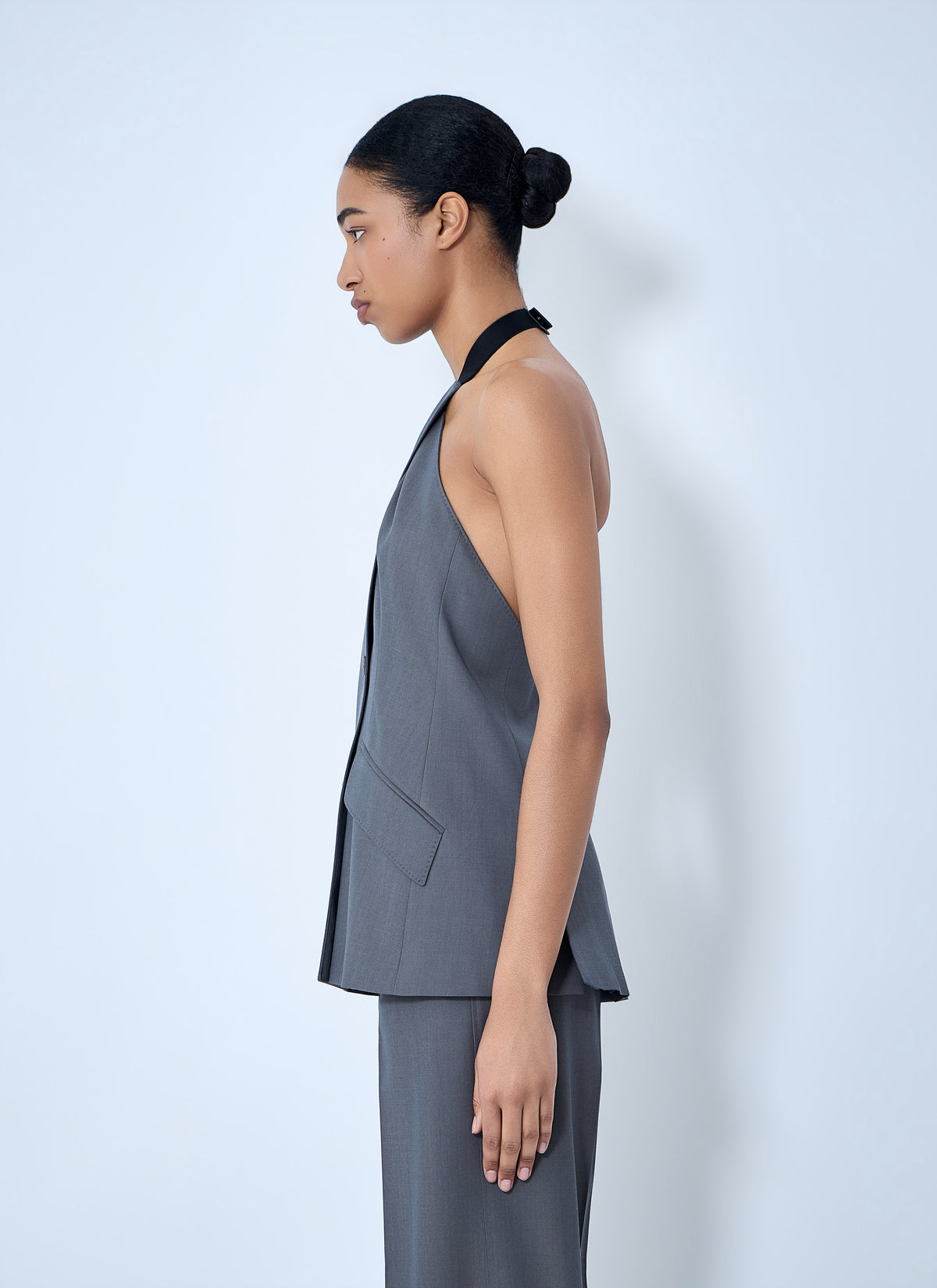 Max Mara Women Double-Breasted Halter Neck Top