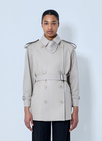 Max Mara Women Double-Breasted Trench Coat