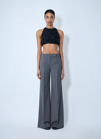 Max Mara Max Mara Women Suede Halter Crop Top