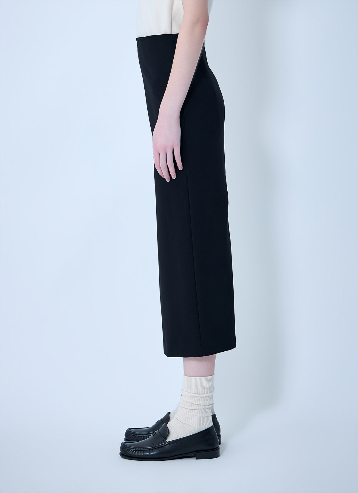 Max Mara Max Mara Women Compact Crêpe Jersey Midi Skirt