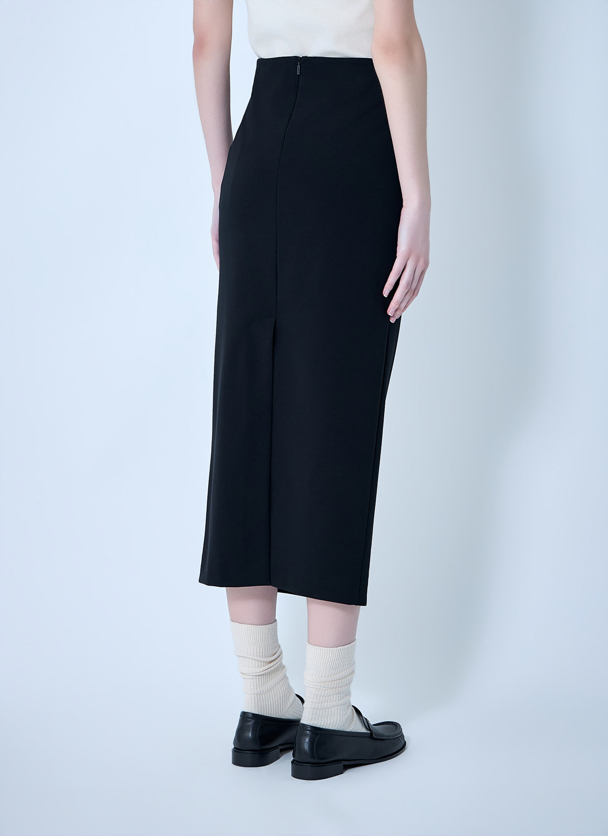Max Mara Max Mara Women Compact Crêpe Jersey Midi Skirt