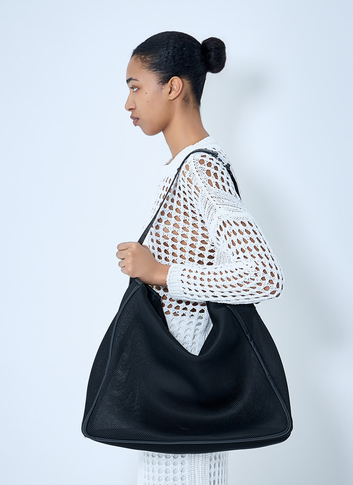 Max Mara Max Mara Women Large Mesh Shoulder Bag