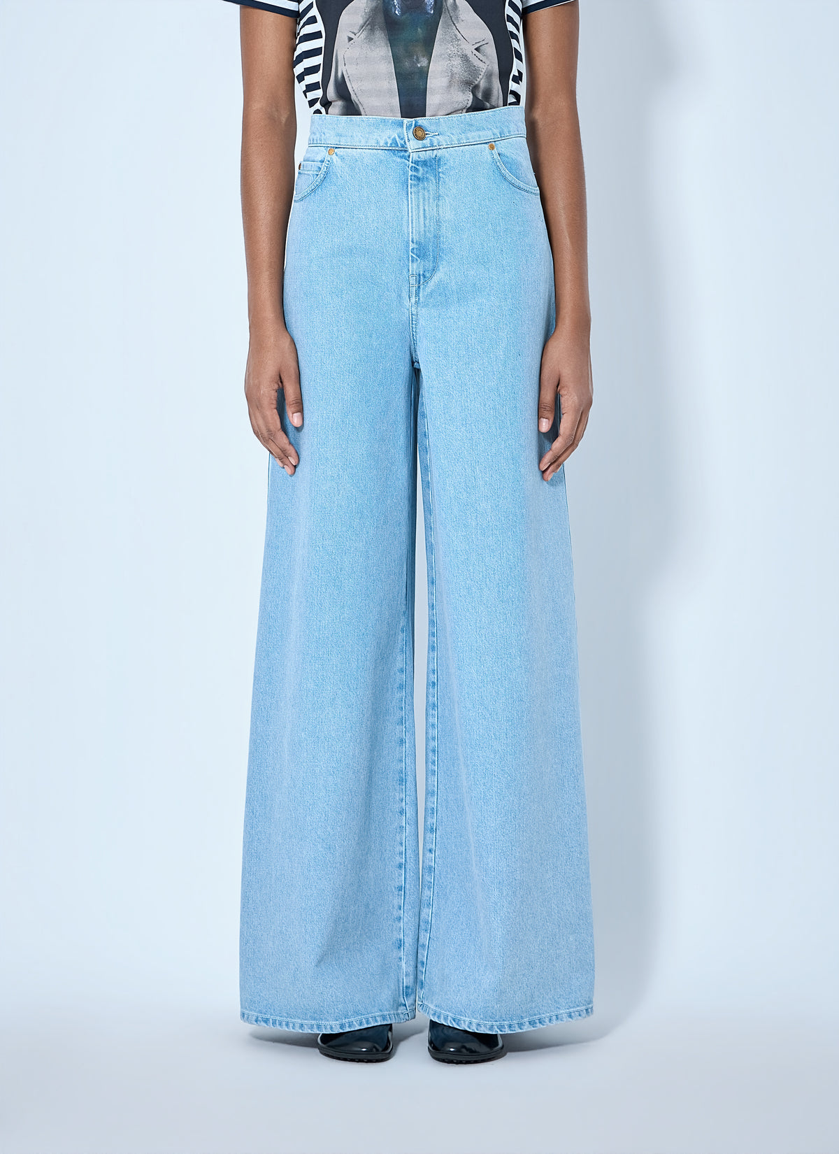 Max Mara Max Mara Women Wide-Leg Denim Trousers