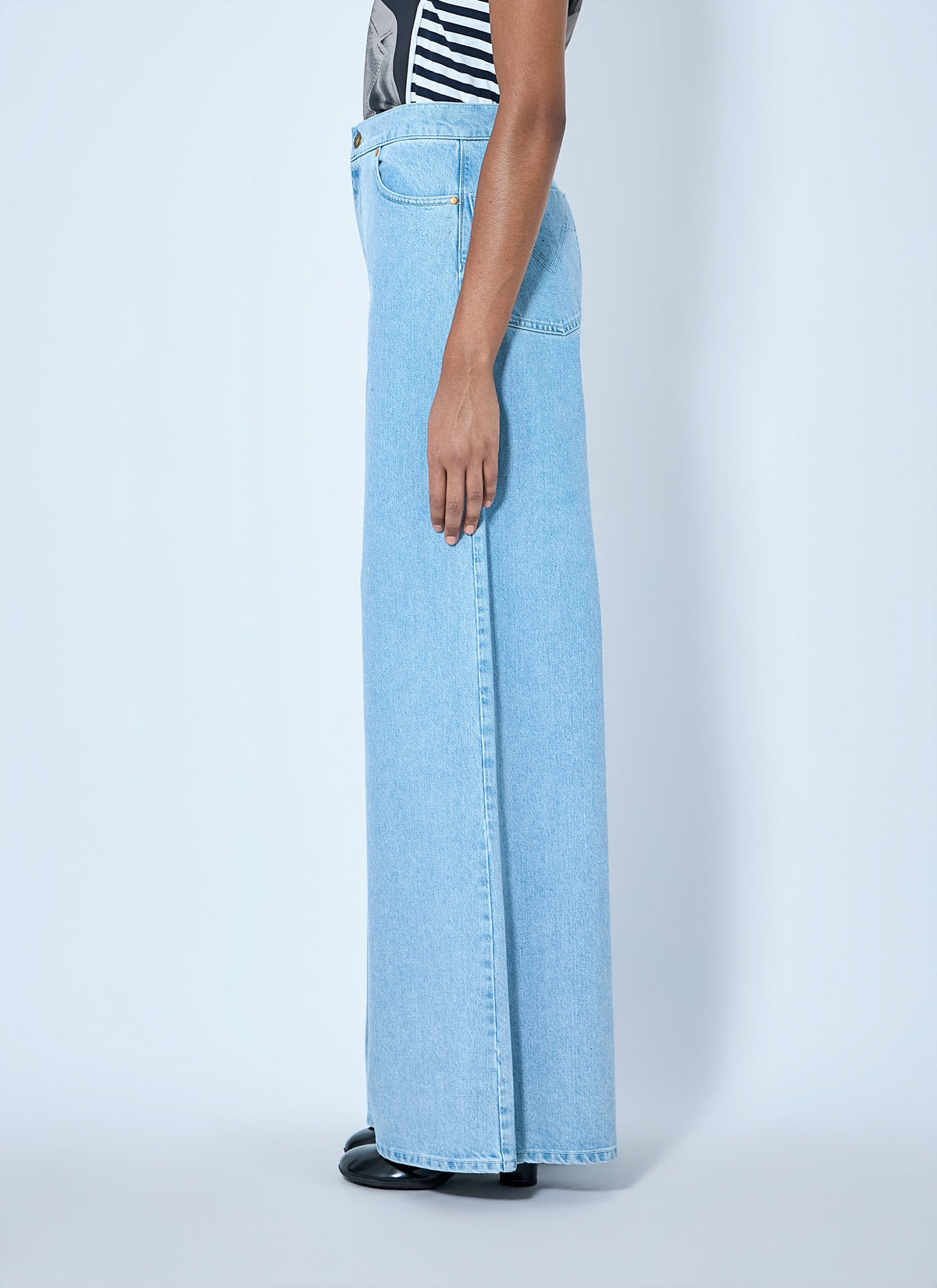 Max Mara Max Mara Women Wide-Leg Denim Trousers