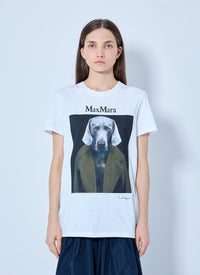 Max Mara Max Mara Women Graphic Print Cotton T-Shirt