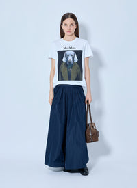 Max Mara Max Mara Women Graphic Print Cotton T-Shirt