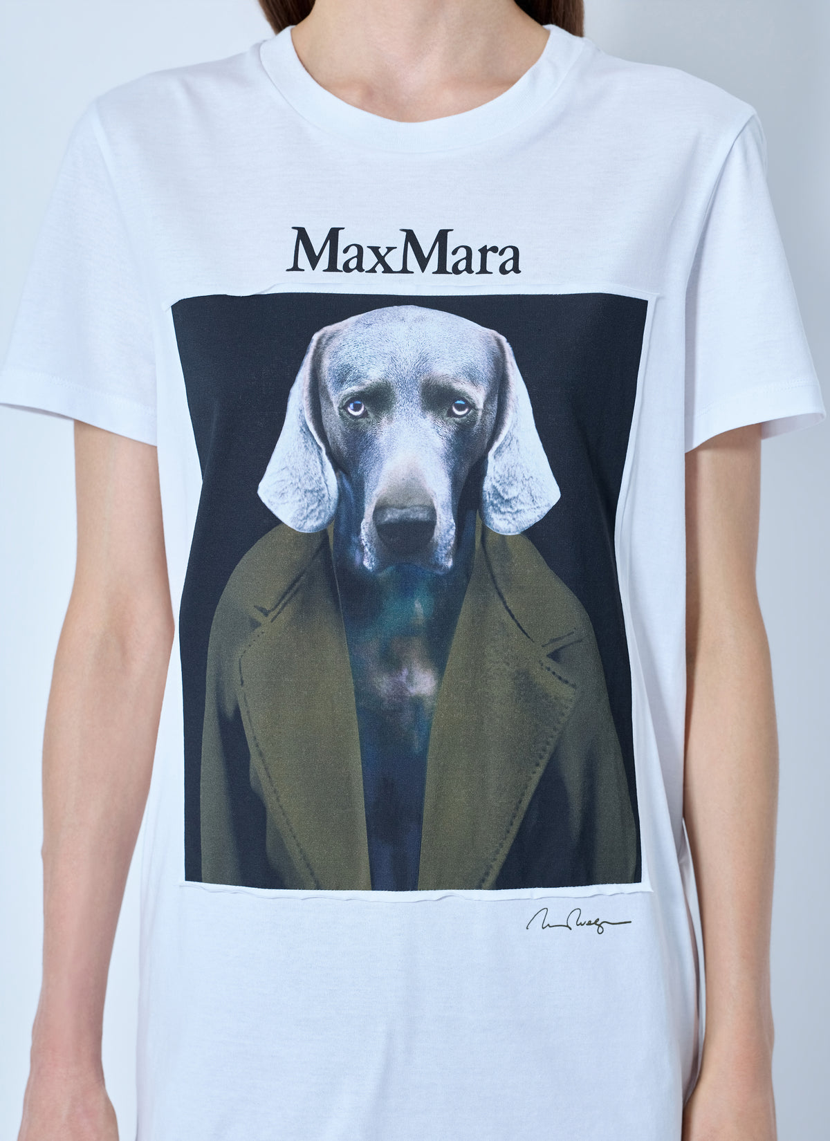 Max Mara Max Mara Women Graphic Print Cotton T-Shirt
