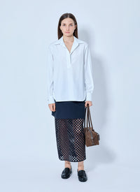 Max Mara Women Overlay Panel Skirt