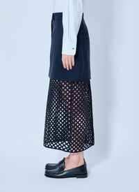 Max Mara Women Overlay Panel Skirt