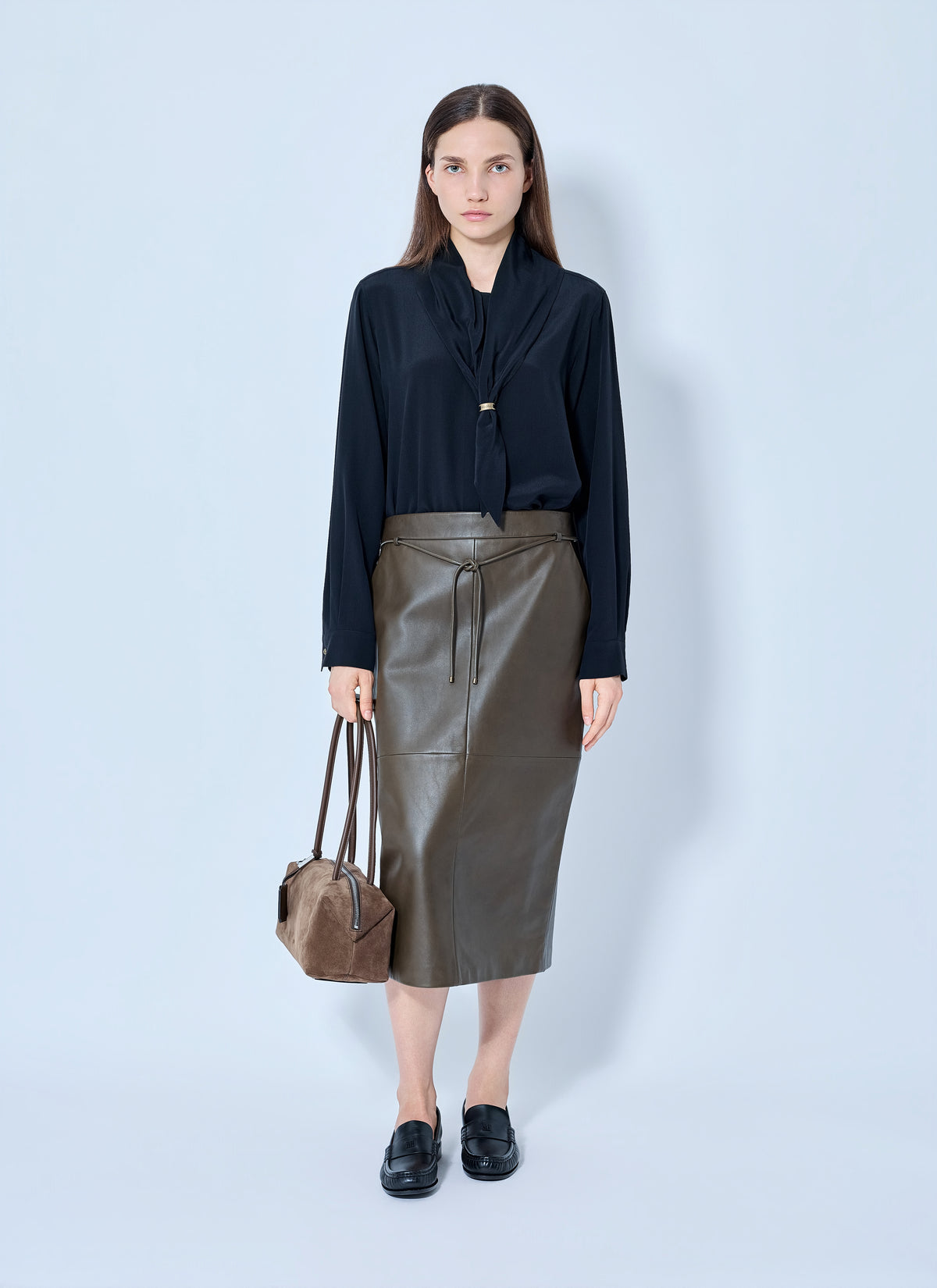 Max Mara Max Mara Women Silk Tie-Neck Blouse