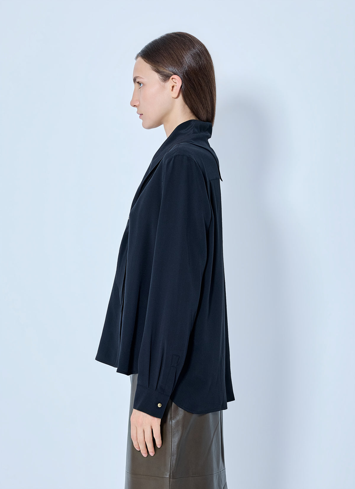 Max Mara Max Mara Women Silk Tie-Neck Blouse