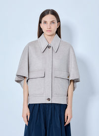 Max Mara Max Mara Women Cape-Style Wool Jacket