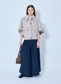 Max Mara Max Mara Women Cape-Style Wool Jacket