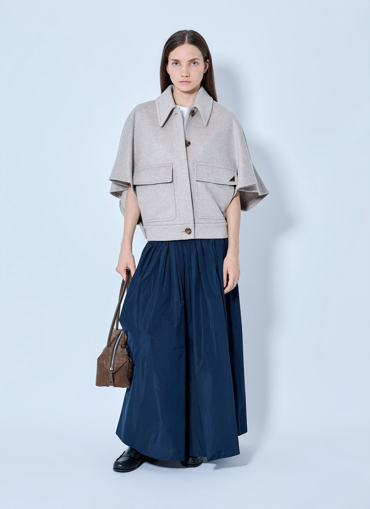 Max Mara Max Mara Women Cape-Style Wool Jacket