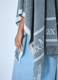 Max Mara Max Mara Women Woven Fringe Poncho