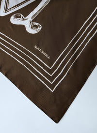 Max Mara Max Mara Women Geometric Print Silk Scarf