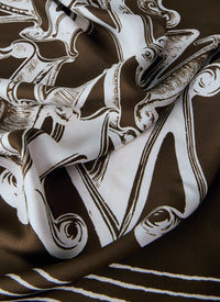 Max Mara Max Mara Women Geometric Print Silk Scarf