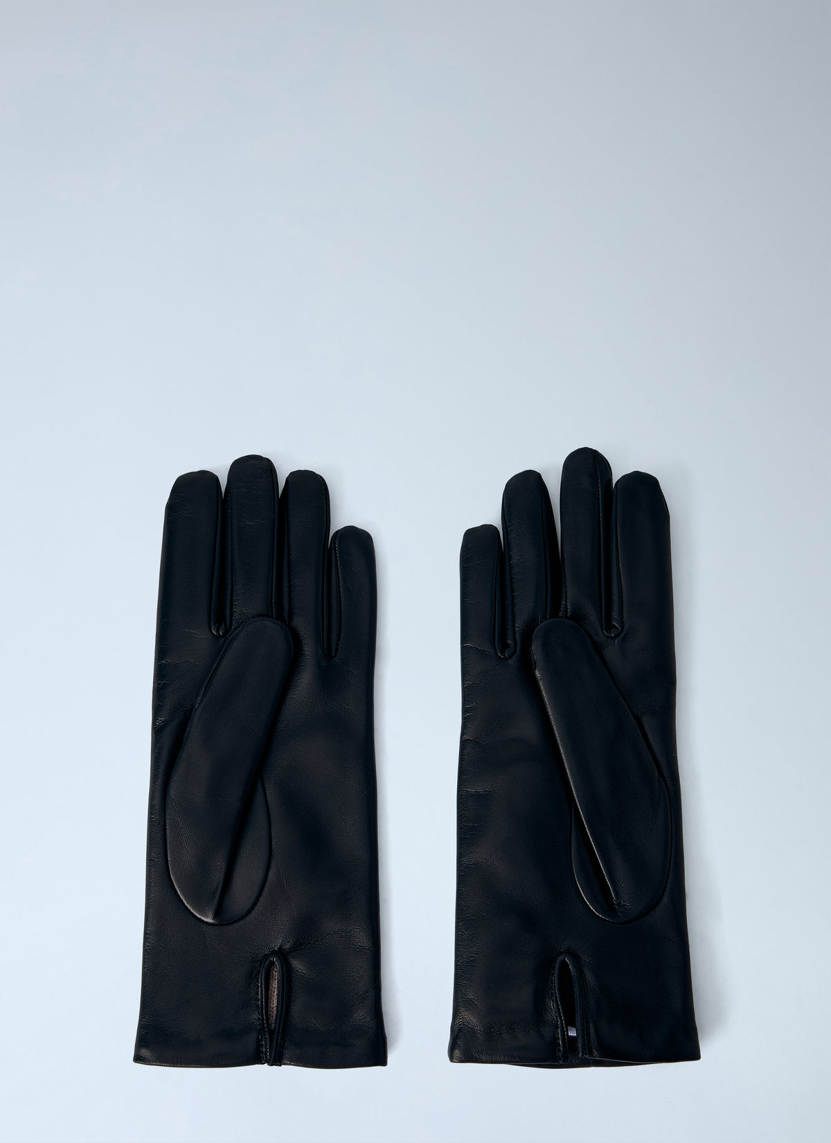 Max Mara Max Mara Women Leather Gloves With Logo Detail