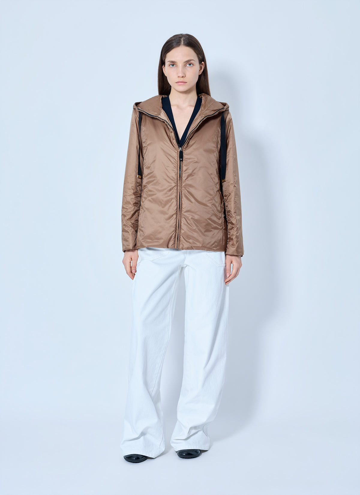 Max Mara The Cube Women Hooded Zip Jacket