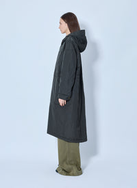 Max Mara The Cube Women Hooded Quilted Coat