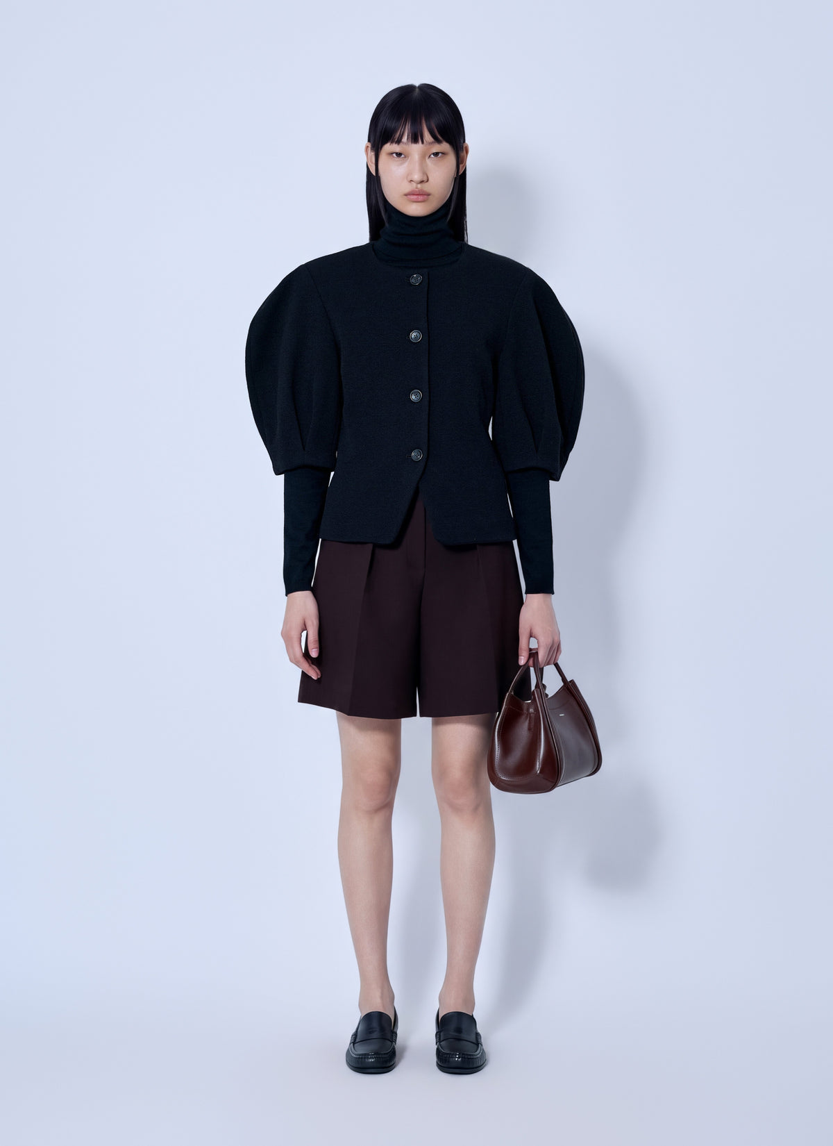 Max Mara Max Mara Women Puff Sleeve Buttoned Jacket