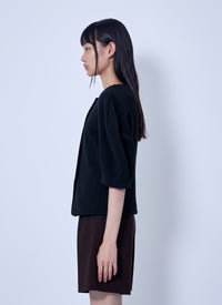Max Mara Max Mara Women Puff Sleeve Buttoned Jacket