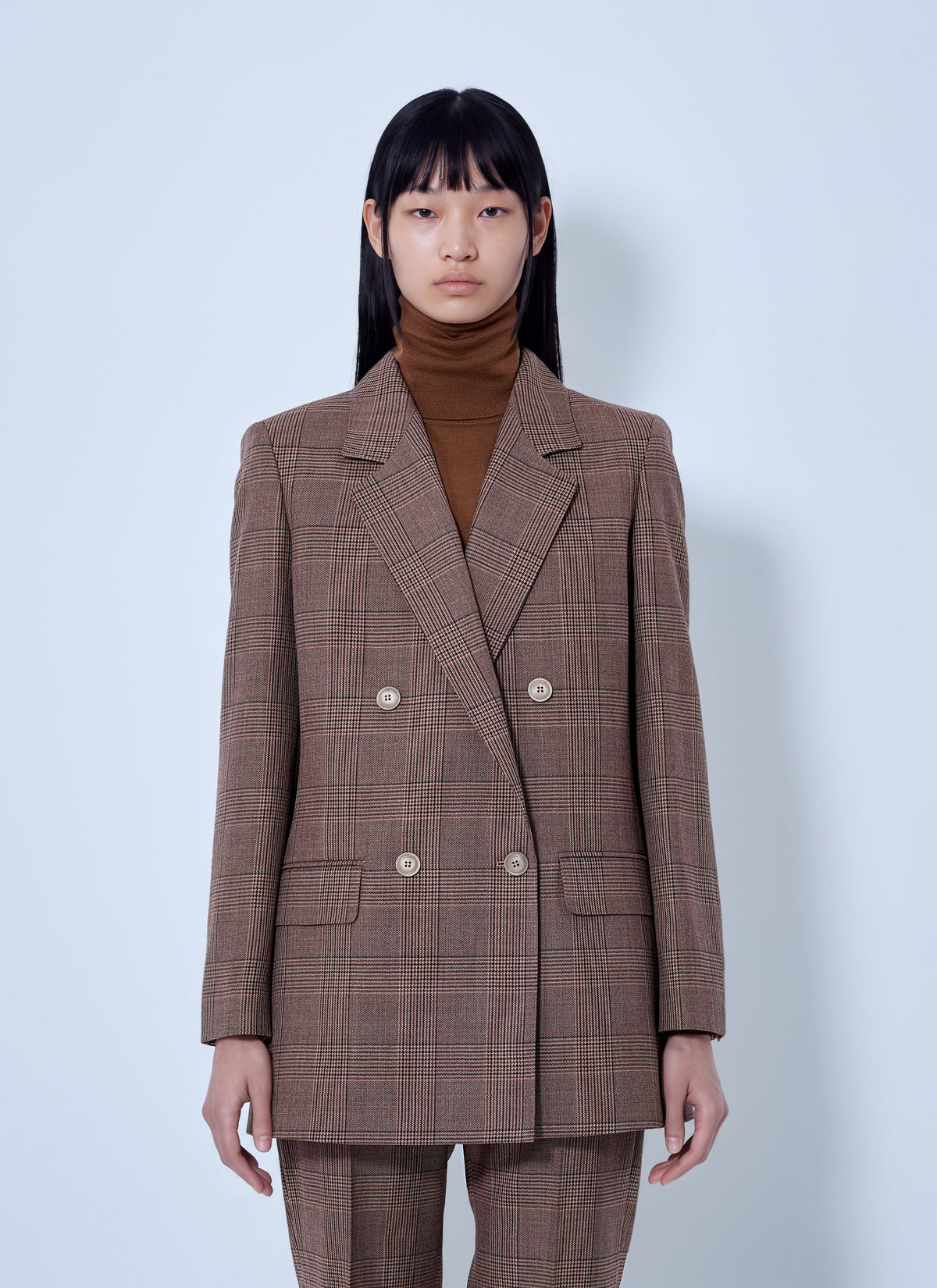 Max Mara Max Mara Women Double-Breasted Checked Blazer