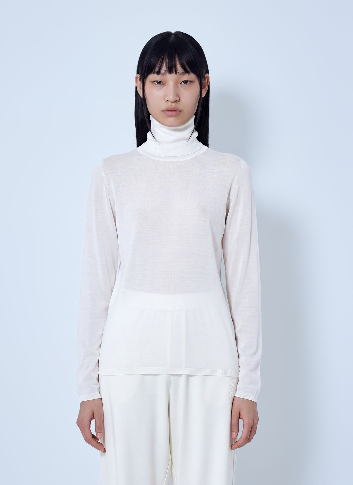 Max Mara Max Mara Women Sheer Turtleneck Top