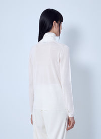 Max Mara Max Mara Women Sheer Turtleneck Top