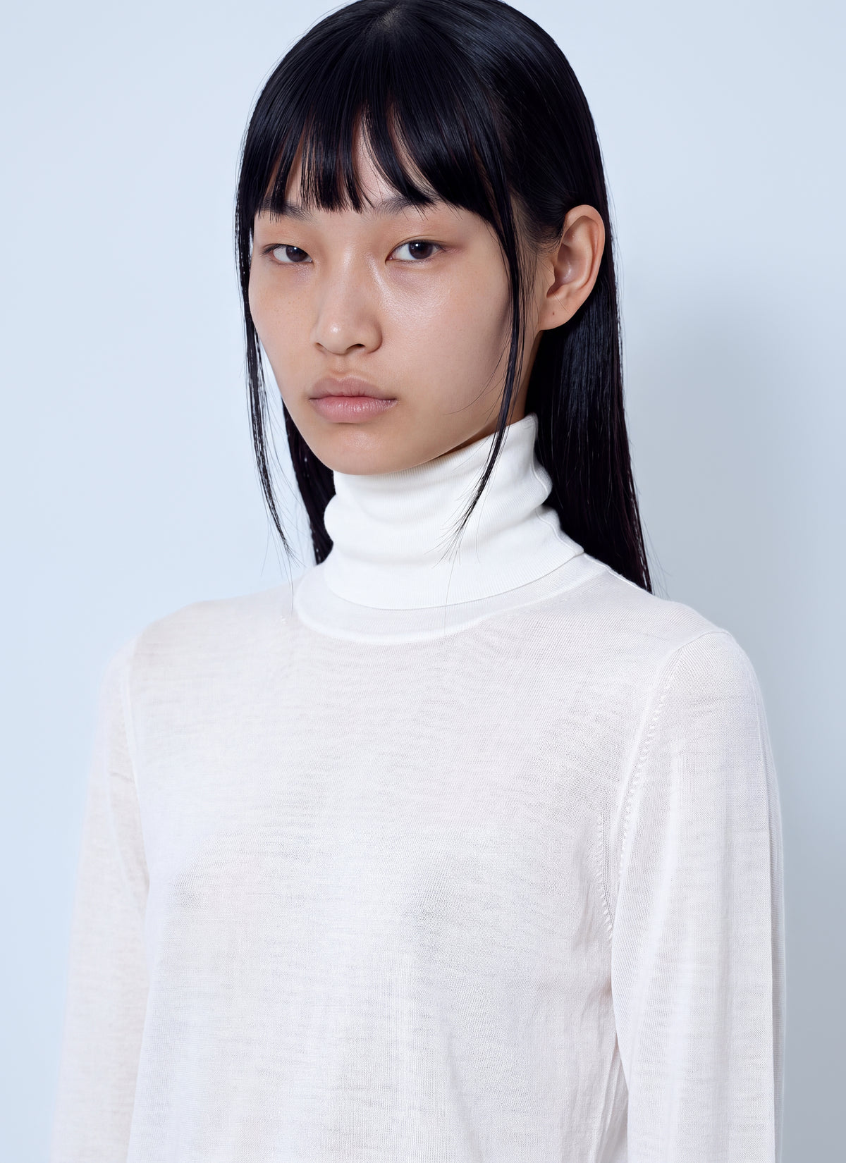Max Mara Max Mara Women Sheer Turtleneck Top